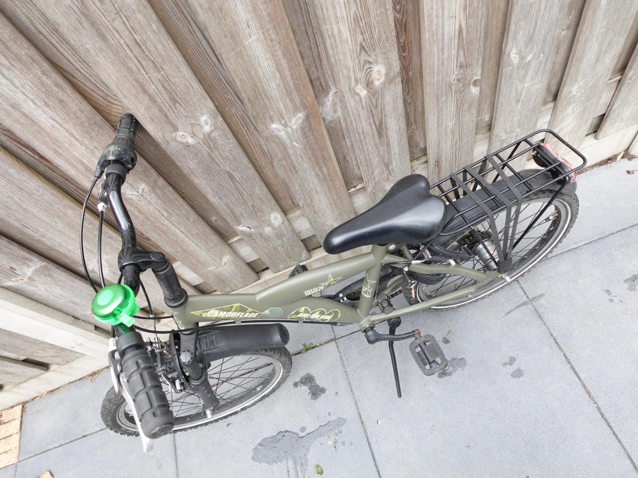 🚲 Bike Fun Kids Camouflage Jongensfiets – 20 inch – Versnellingen