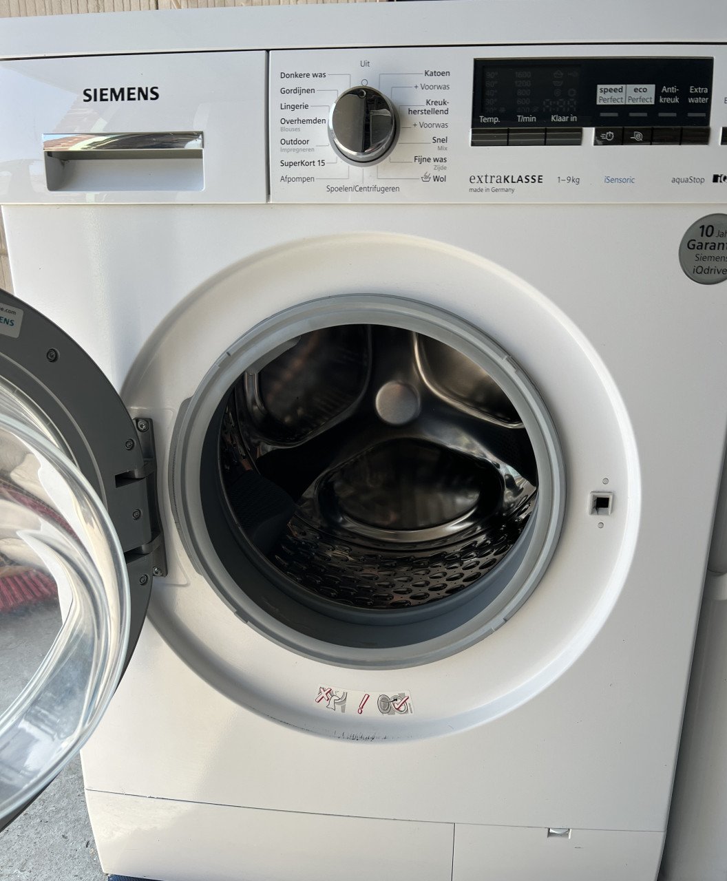 Siemens Wasmachine 9 kg. Energieklasse A+++