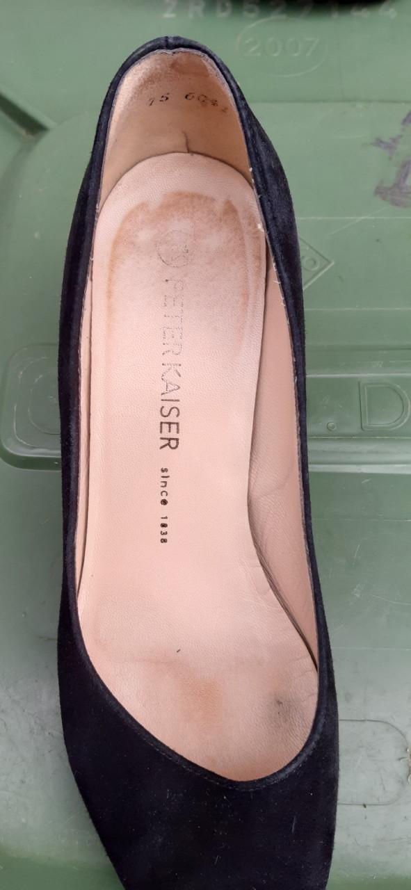 Peter Kaiser Black Pumps, Suede, maat 38, zwart