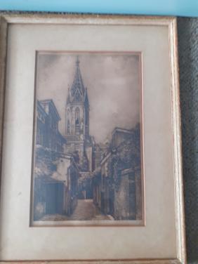 Ets Stadsgezicht 's-Gravenhage  C.J. Brandenburg