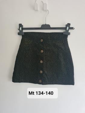 Nieuw zwart met goud rokje van Zeeman  Maat 134-140