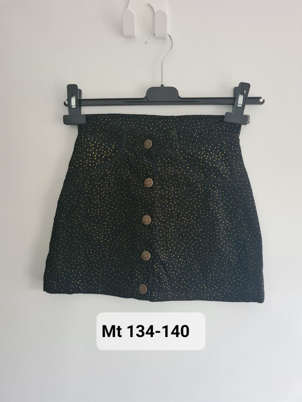 Nieuw zwart met goud rokje van Zeeman  Maat 134-140