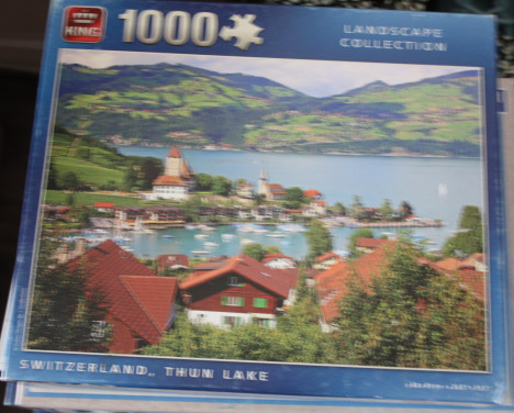 Puzzel  switzerland thun lake1000 stukjes