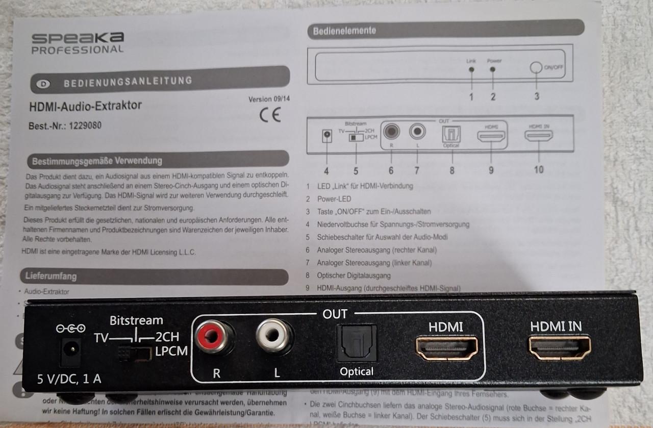 Party Speaker en een Soundbar.