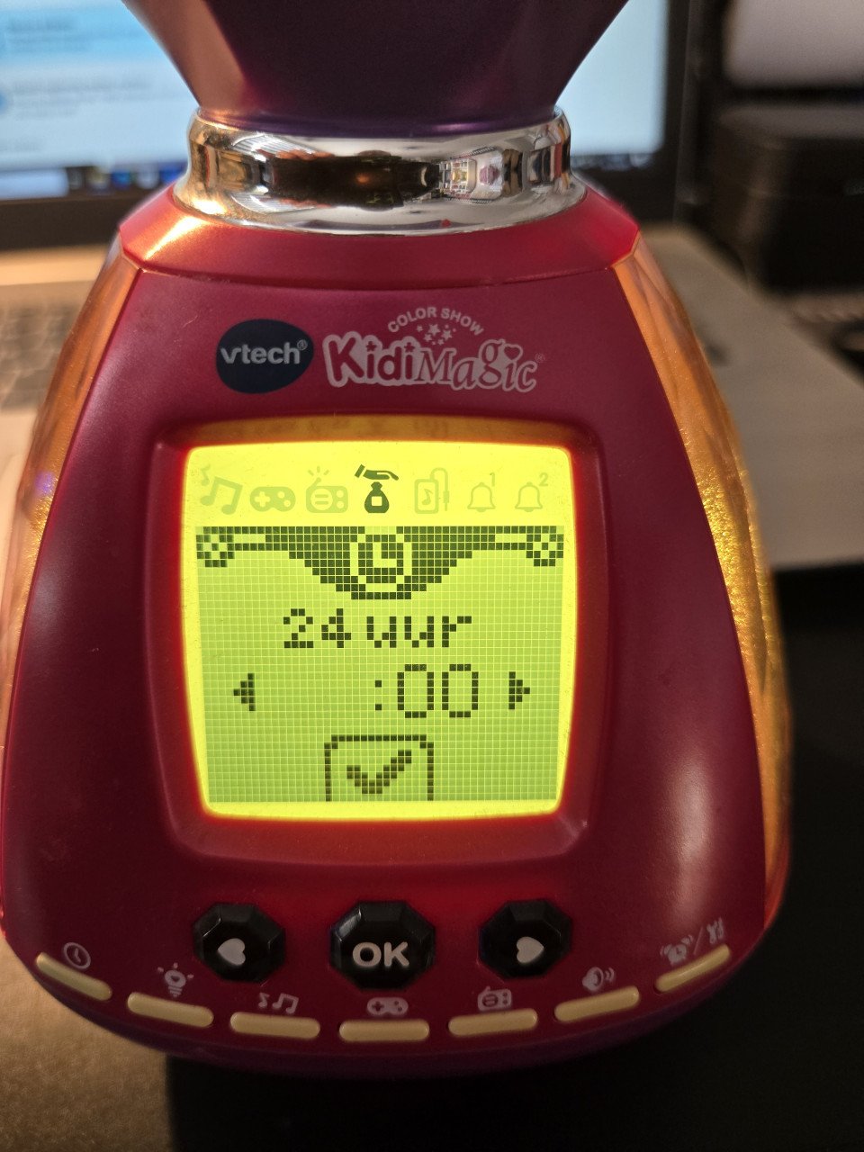 Vtech kidimagic 9in1 wekker roze