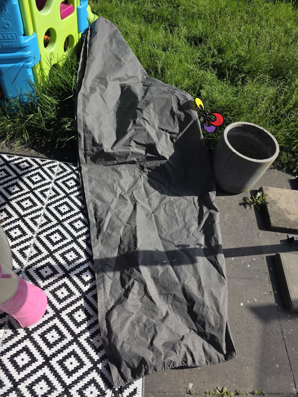 Zweefparasol 300 cm antraciet incl. hoes