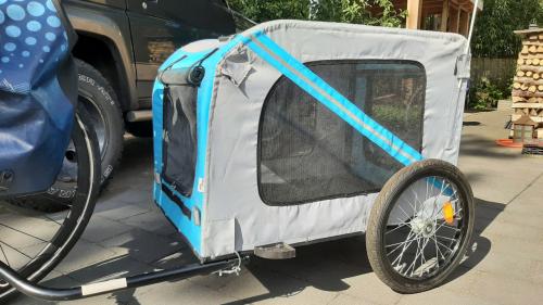 Fietskar voor middelgrote hond
