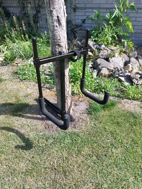 Rollatorhouder voor scootmobiel