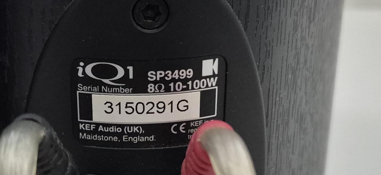 Kef iQ1 luidsprekers