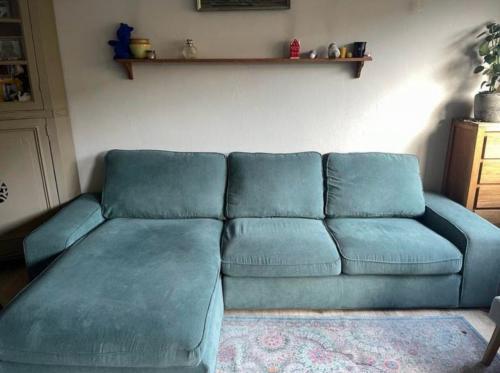 KIVIK bank met hocker