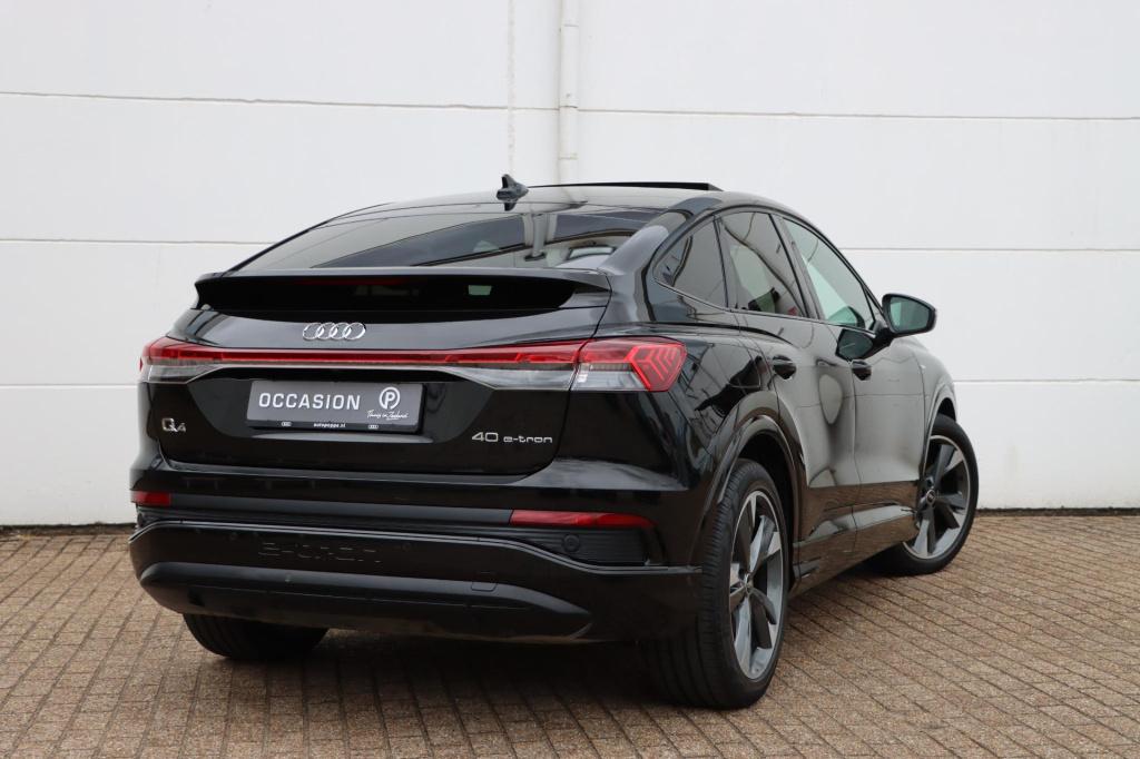 Audi Q4 Sportback E-tron 40 s edition 77 kwh 204pk | soh 96,3% |