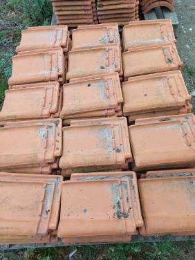 Dakpannen 15 vierkante mtr met 10 nokpannen