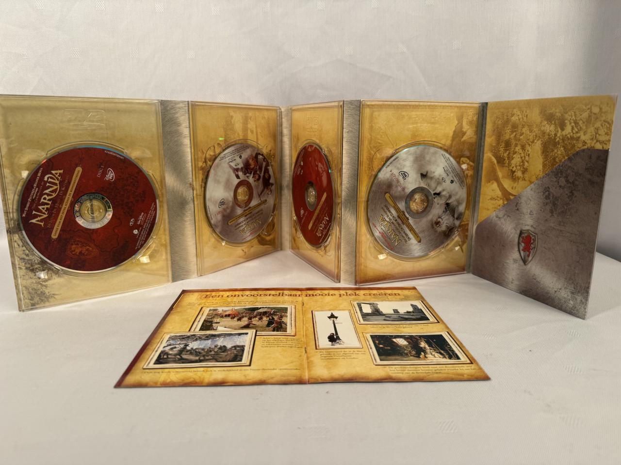 Narnia 4 Disc Extended Edition Luxe DVD Box Compleet