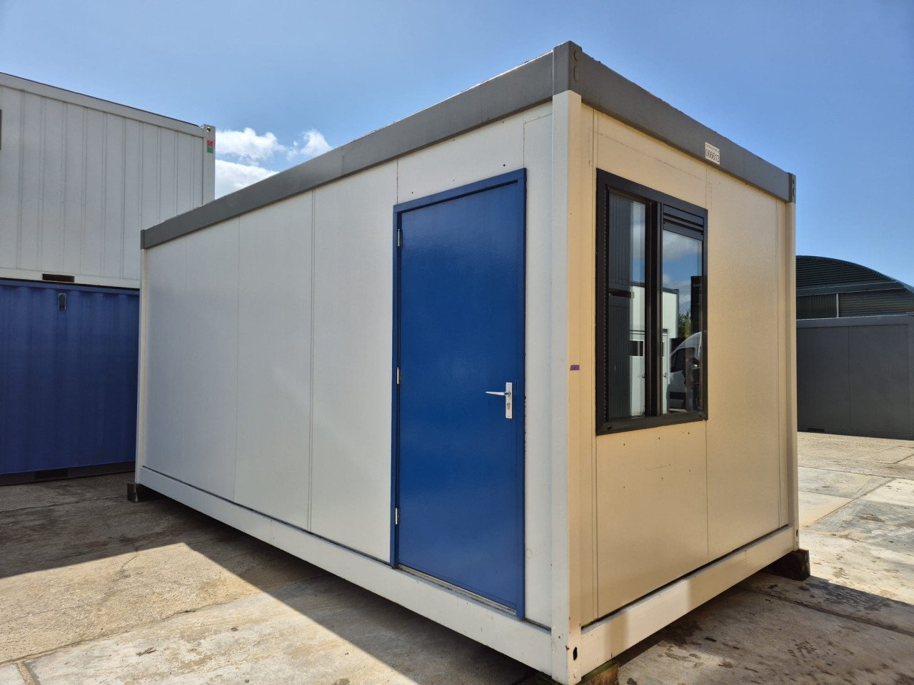 6x3m kantoorunit / woonunit / schaftkeet / bouwkeet keuken toiletten