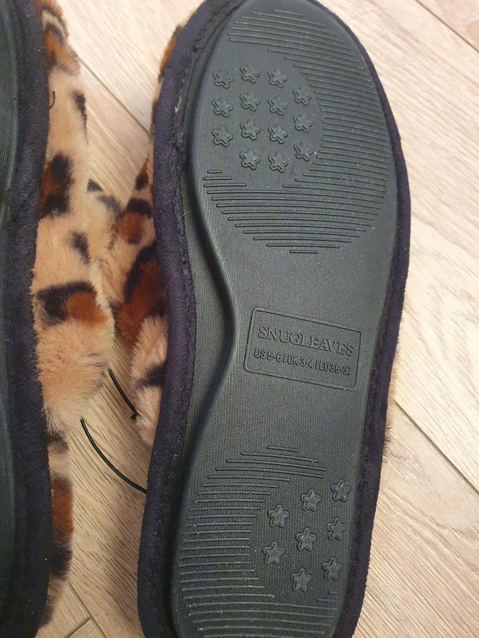 Snug Leaves dames sloffen | panterprint | nieuw | maat 36-37