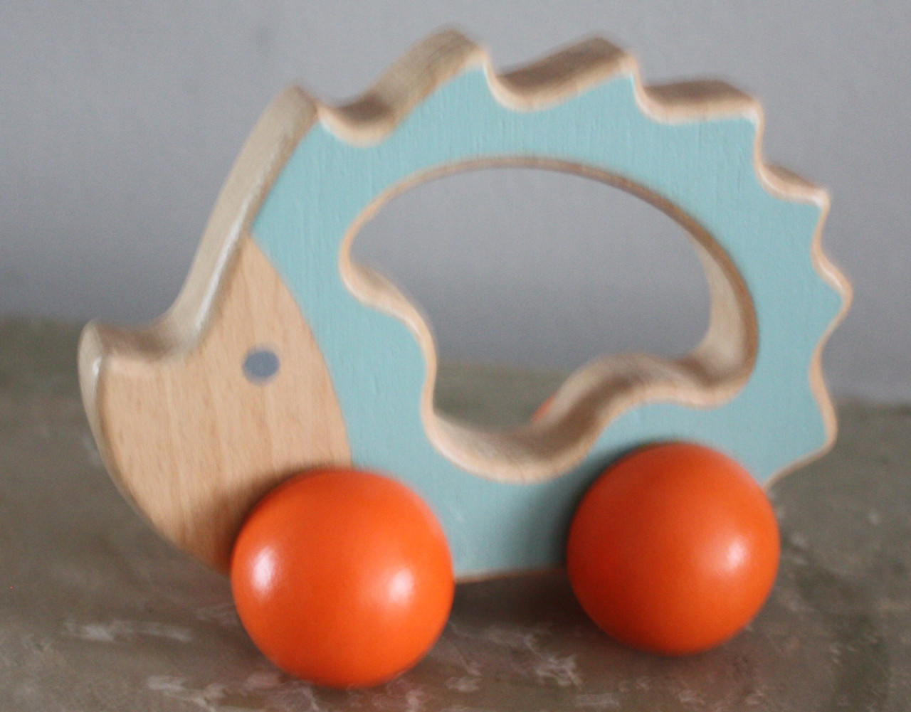 Houten egel speelgoed