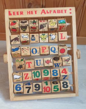 Leer het Alfabet - houten speelgoed