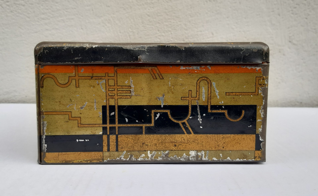 Art deco blik van Melle suikerwerken Breskens