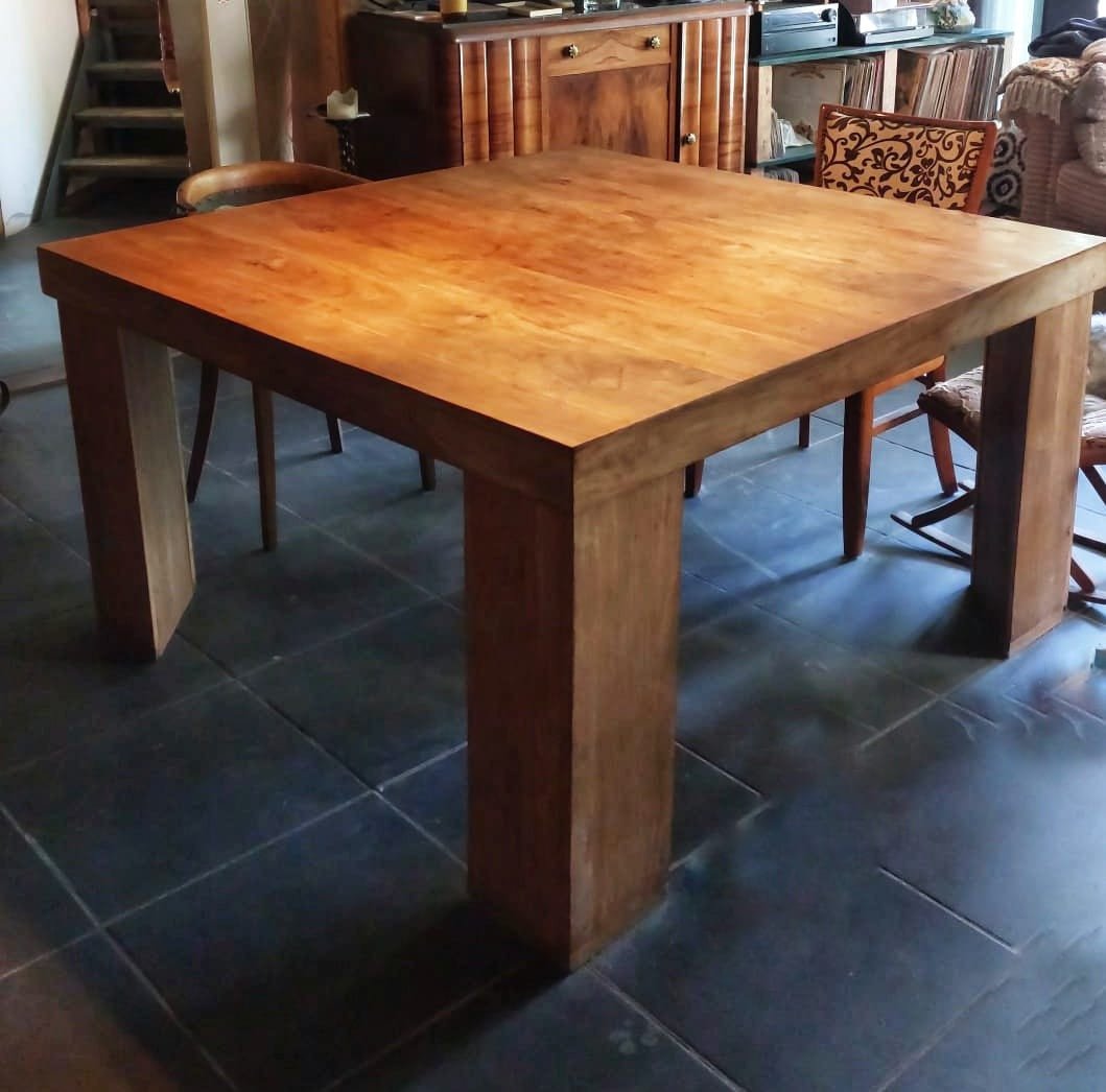 Teakhouten tafel 140 x 140 cm