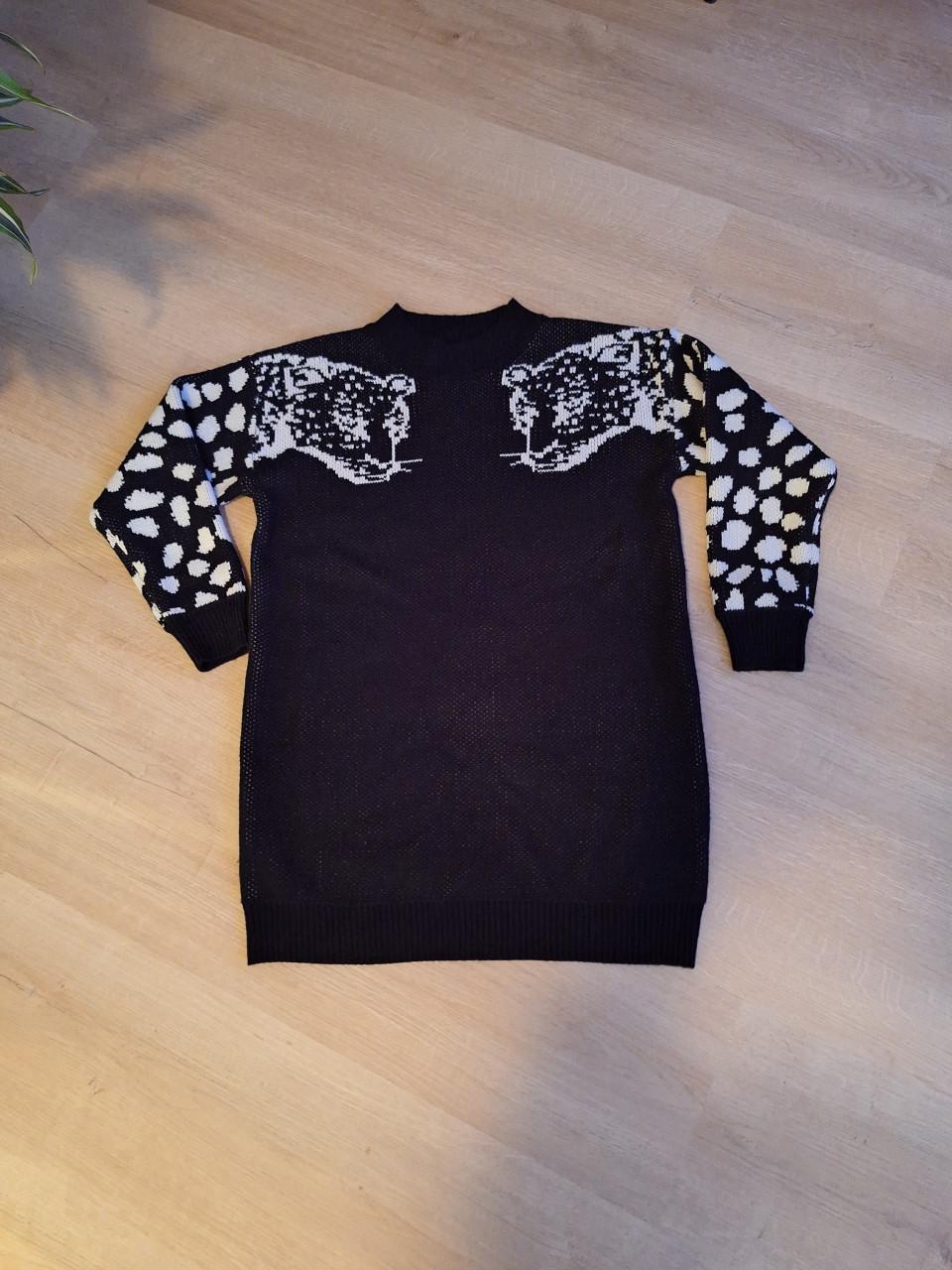 Trui met luipaardprint maat S