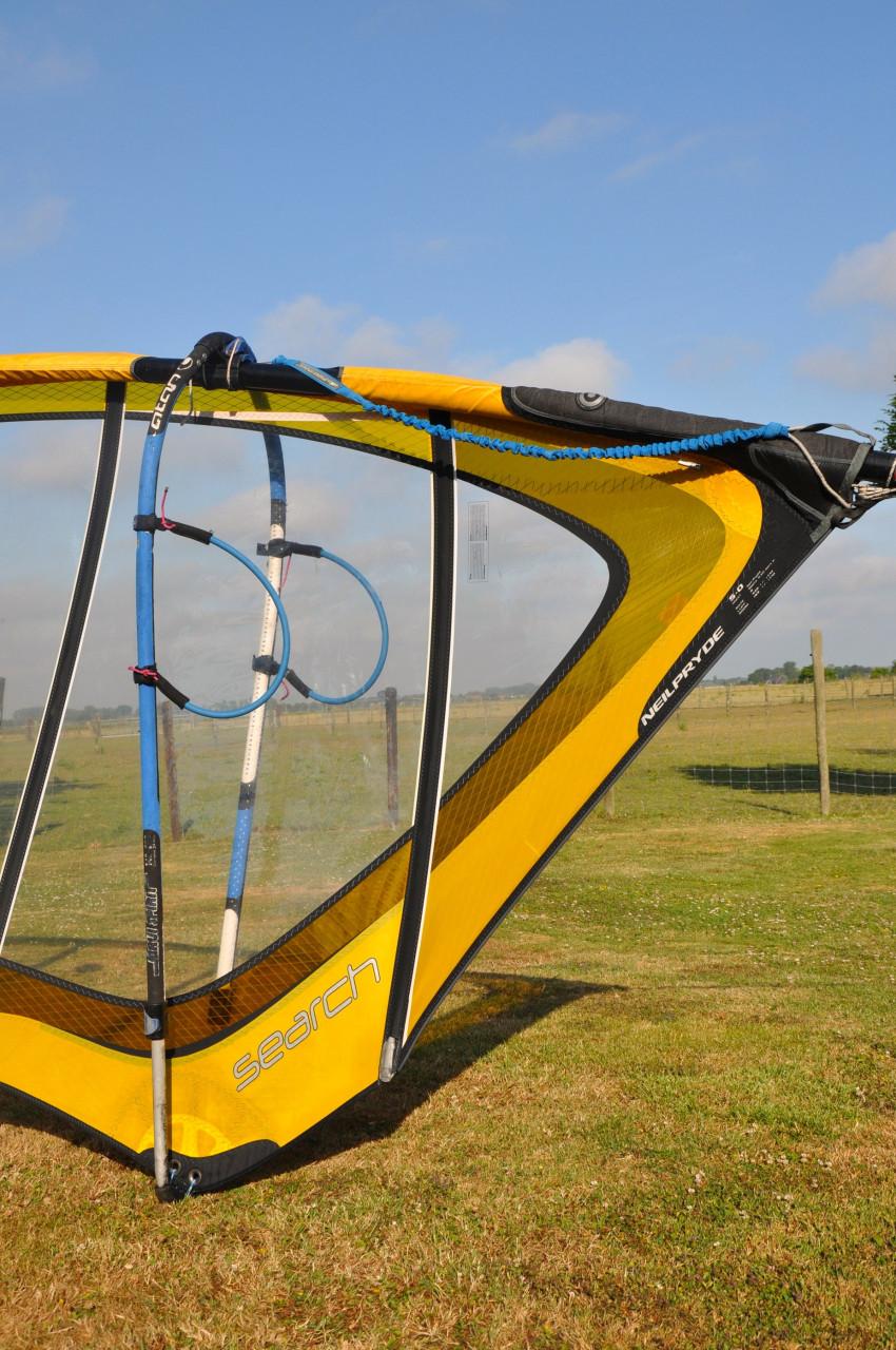 5.0 m2 NeilPryde Search set (zeil, mast, giek, mastvoet)