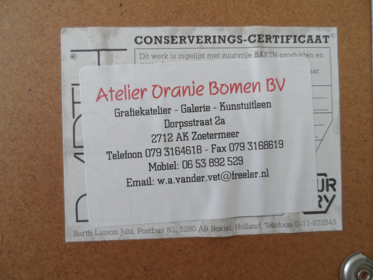 ROODKAPJE. Zeefdruk van Nic Jonk E.A.(eigen afname) 1994