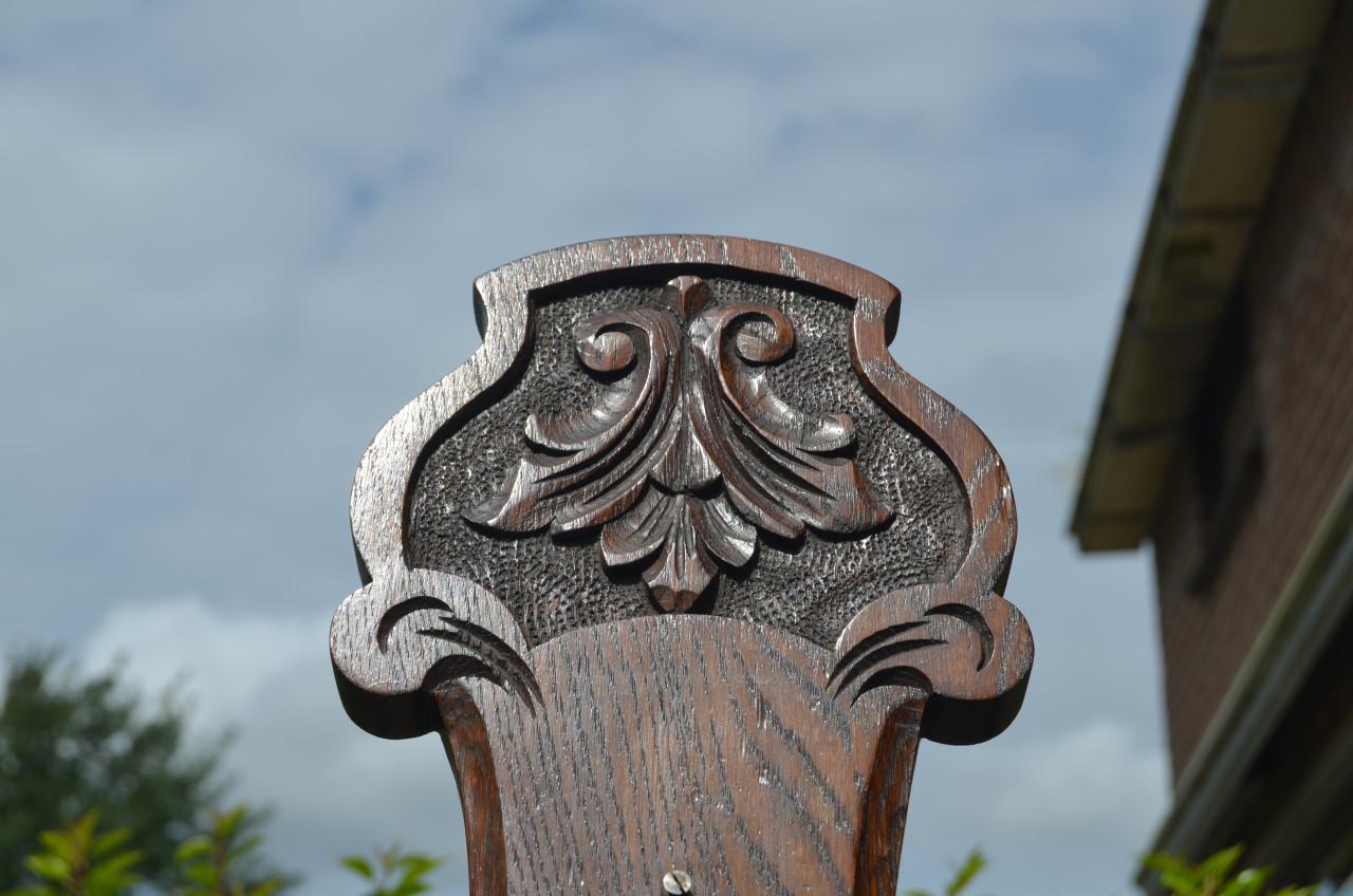 Grote Antieke Engelse Banjo Barometer