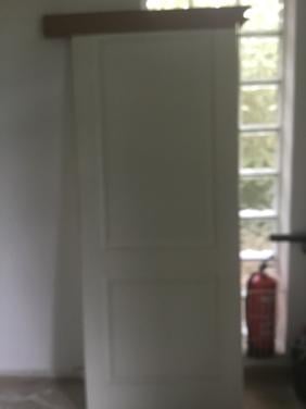 Nieuwe opdekdeur. Afgelakt. 201 H. 78 br. Linksdraaiend.type 2 Valls pannee