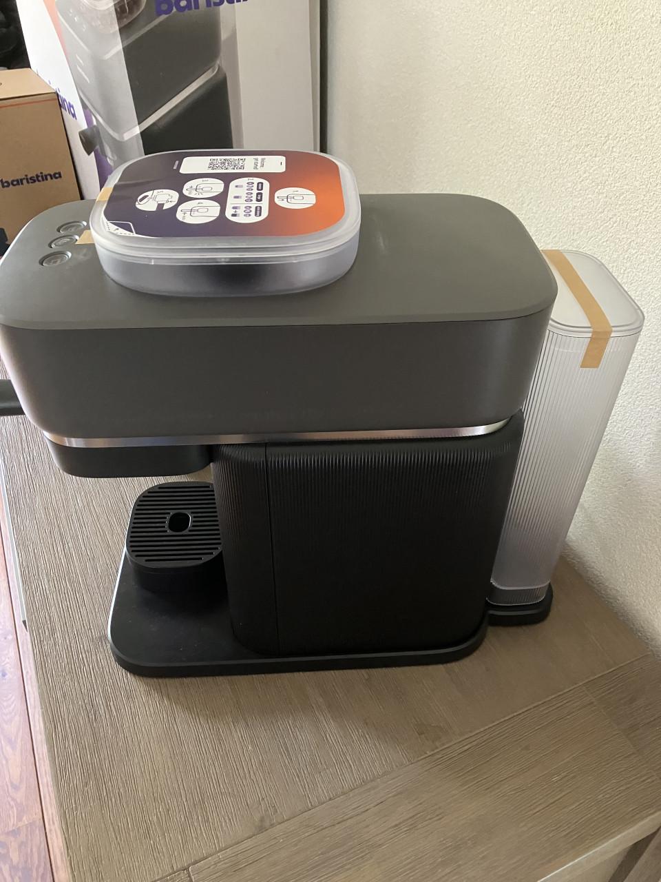 Philips baristina met melkopschuimer zwart  NIEUW