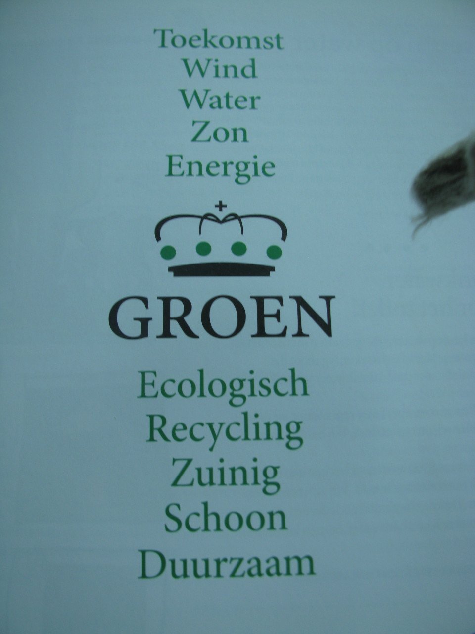 Boek, Mijn droom voor ons land.