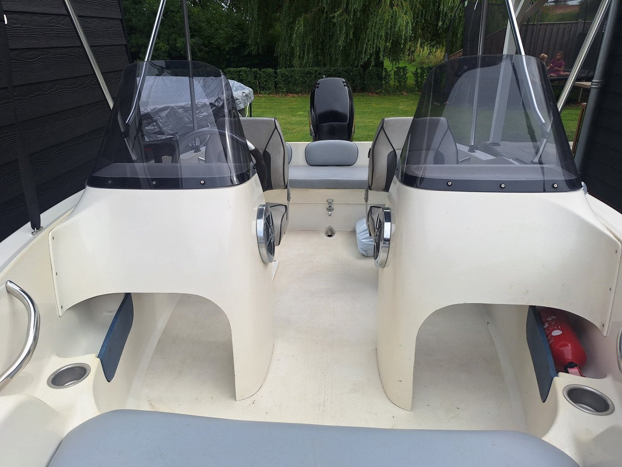 Consoleboot Bayside - 25PK Mercury - volledige set vaarklaar
