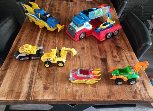 Paw patrol voertuigen set