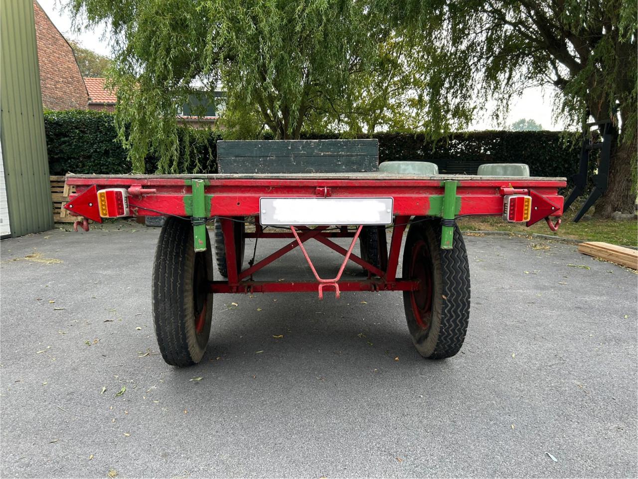 Platte wagen - hooi wagen