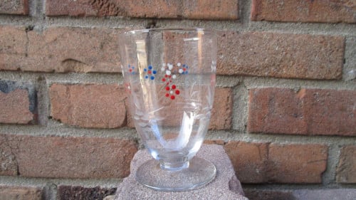 Mooi vintage glas zie de foto's.