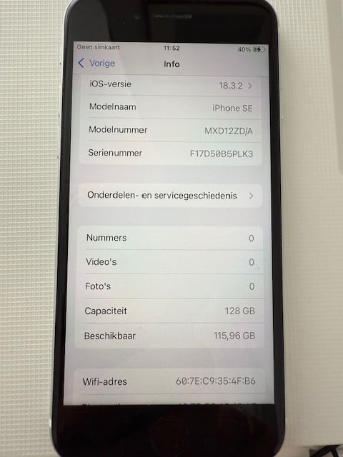 Iphone SE 2e generatie