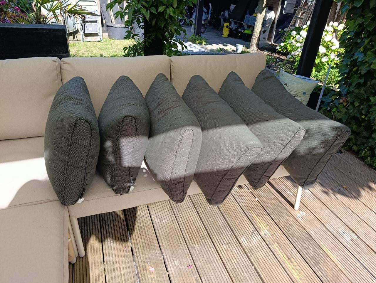 Tuinkussens antraciet