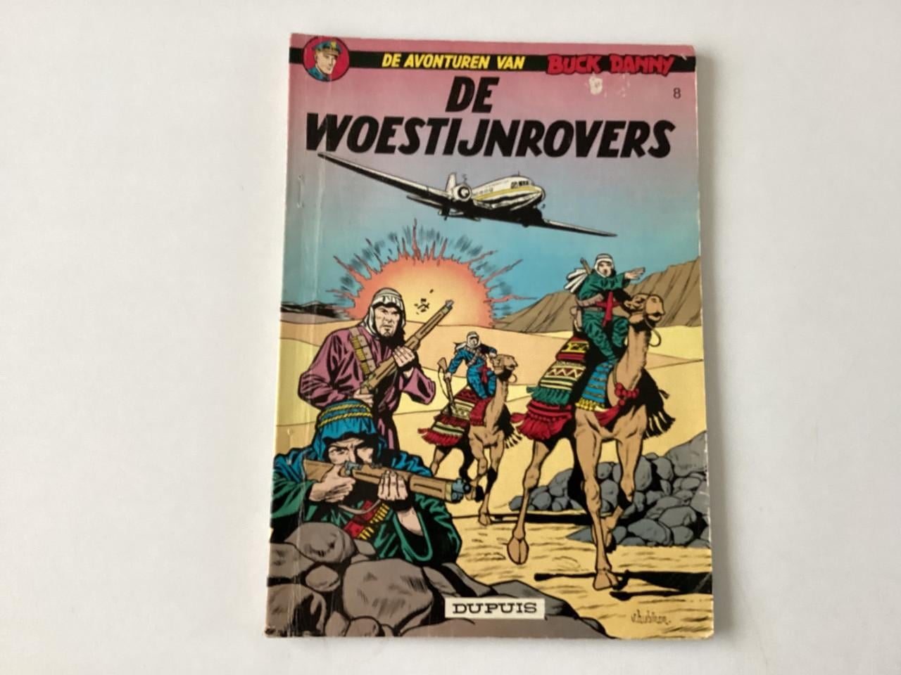 Stripboekjes met de avonturen van Buck Danny.  Nrs.: 2-3-5-6-8-10-15-20 etc