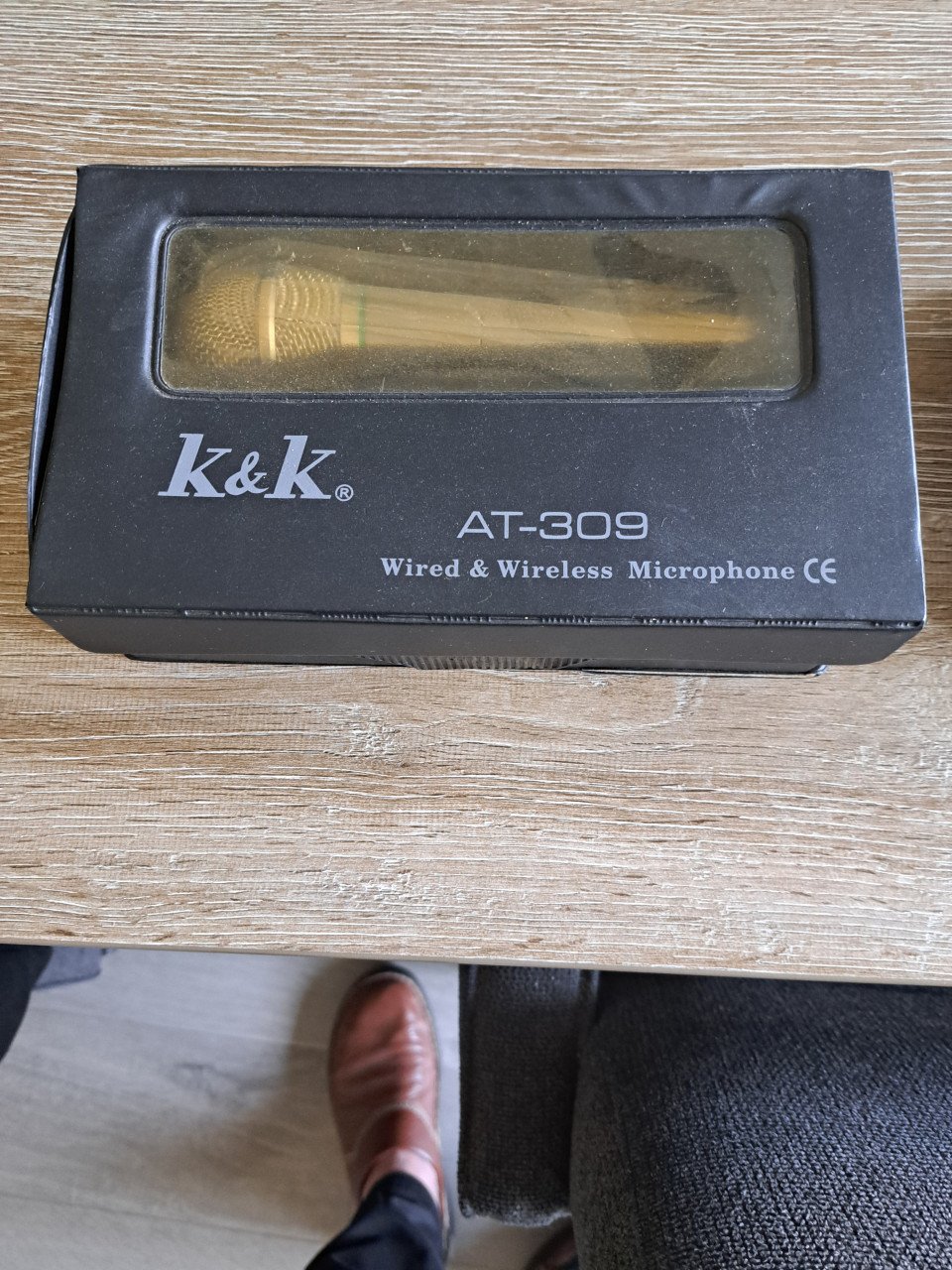 2 stuks K & K AT-309 draadloze/bedraadde microfoons