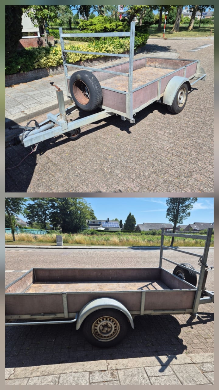 Ruime aanhangwagen | bezorgen mogelijk.