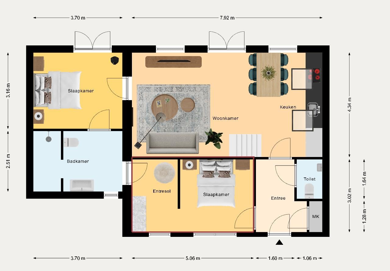 3 kamerWoning Te Huur / 3 Bedroom Flat for rent