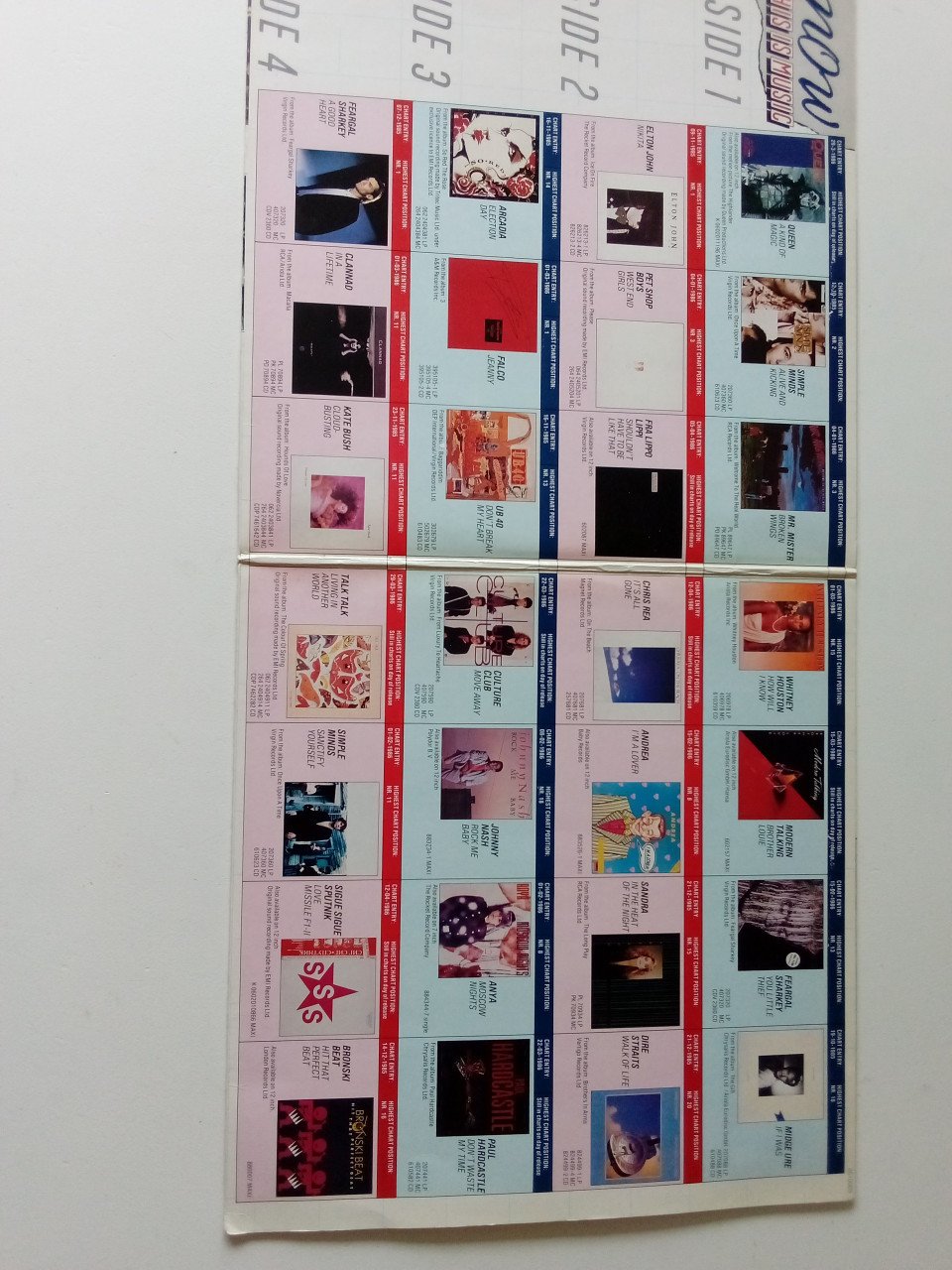 Set 4x jaren 80 vinyl lp