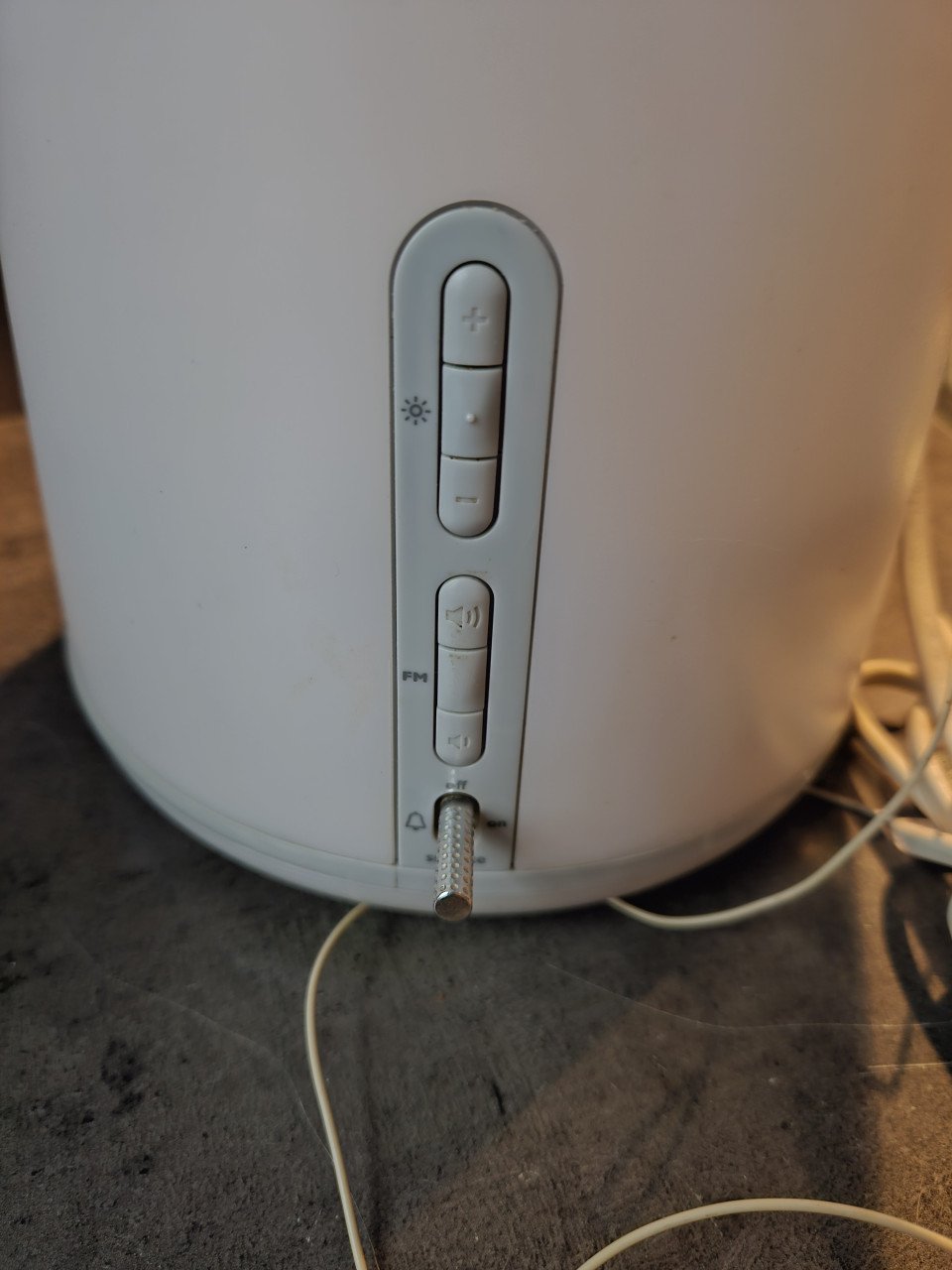 Werkende Philips HF3471 - Wake-up lamp, met radio en wekker...
