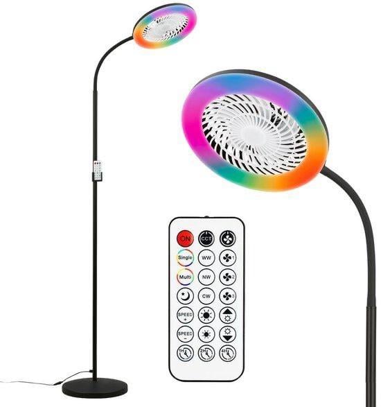 Ventilator met verlichting en afstandsbediening