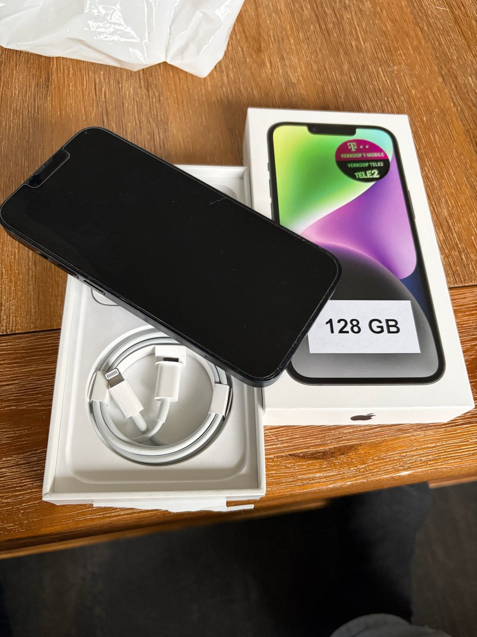 Iphone14/128 zwart