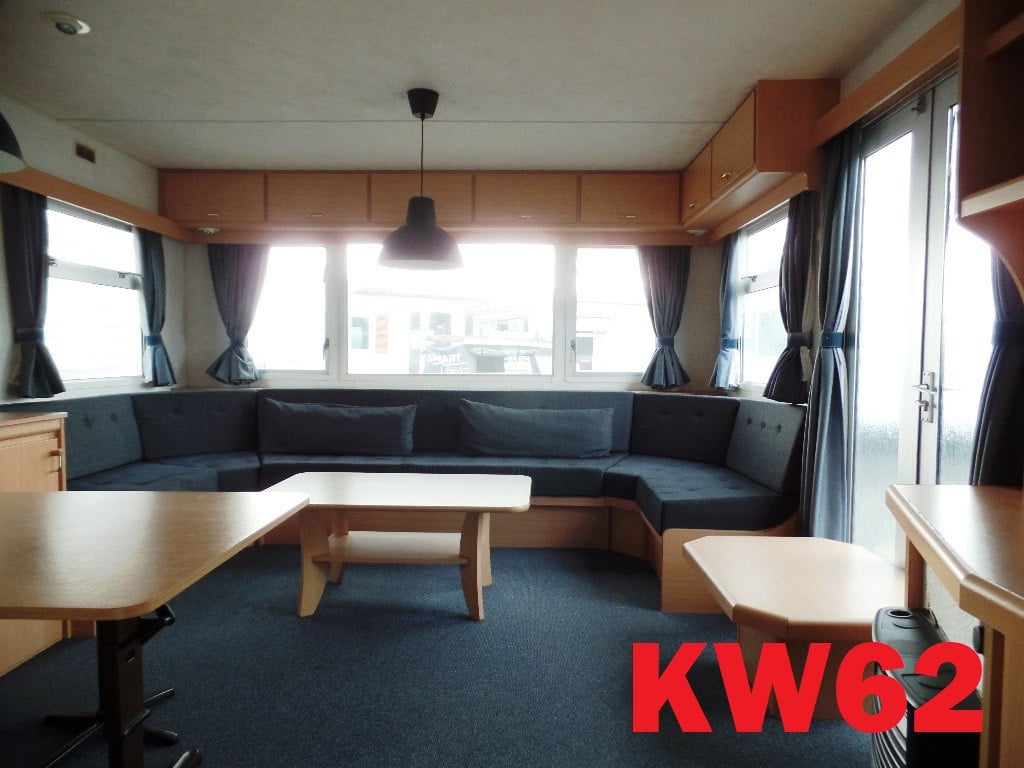 Chalets en stacaravans met gespiegelde indeling en 2 of 3 slaapkamers
