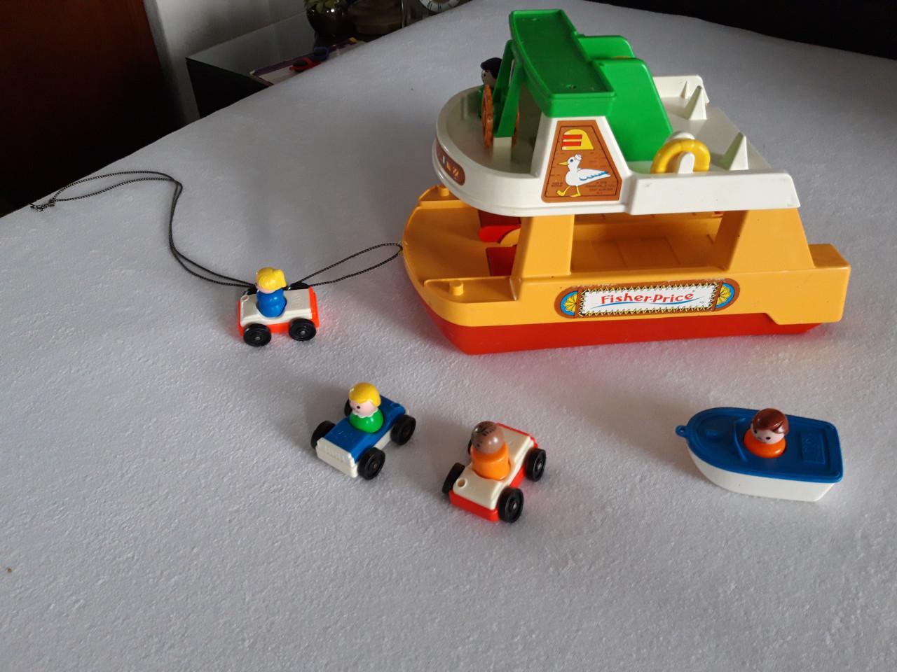 Vintage speelgoed: Fisher Price veerboot