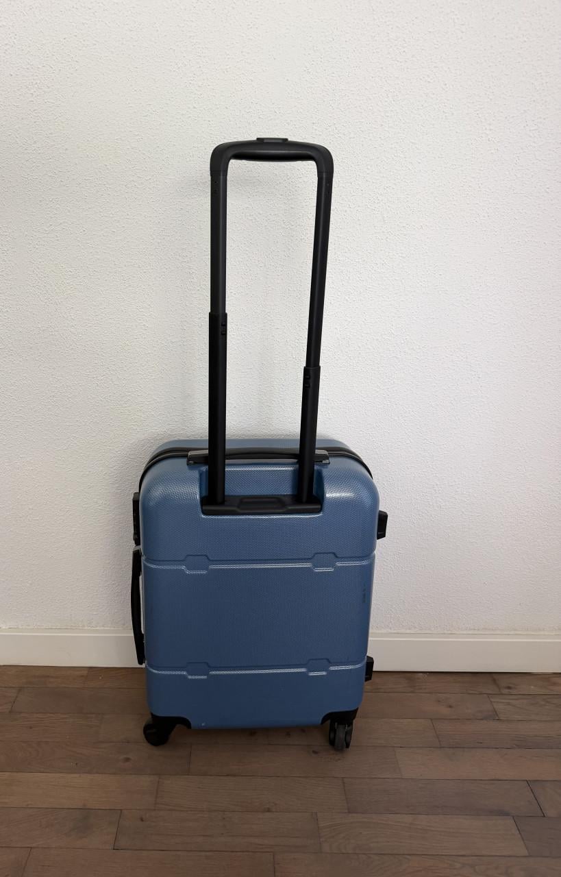 Hardcase handbagage trolley ANWB blauw met slot