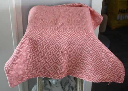 Set van 2 oranje roze kussen sloopjes