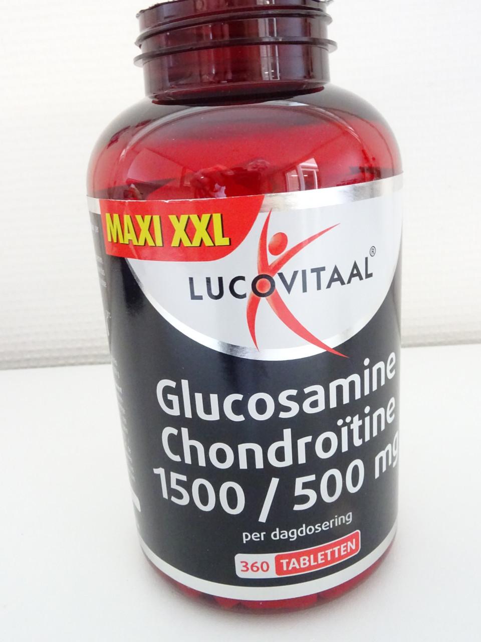 Lucovitaal Glucosamine Chondroïtine 1500/500mg Tabletten   360 stuks