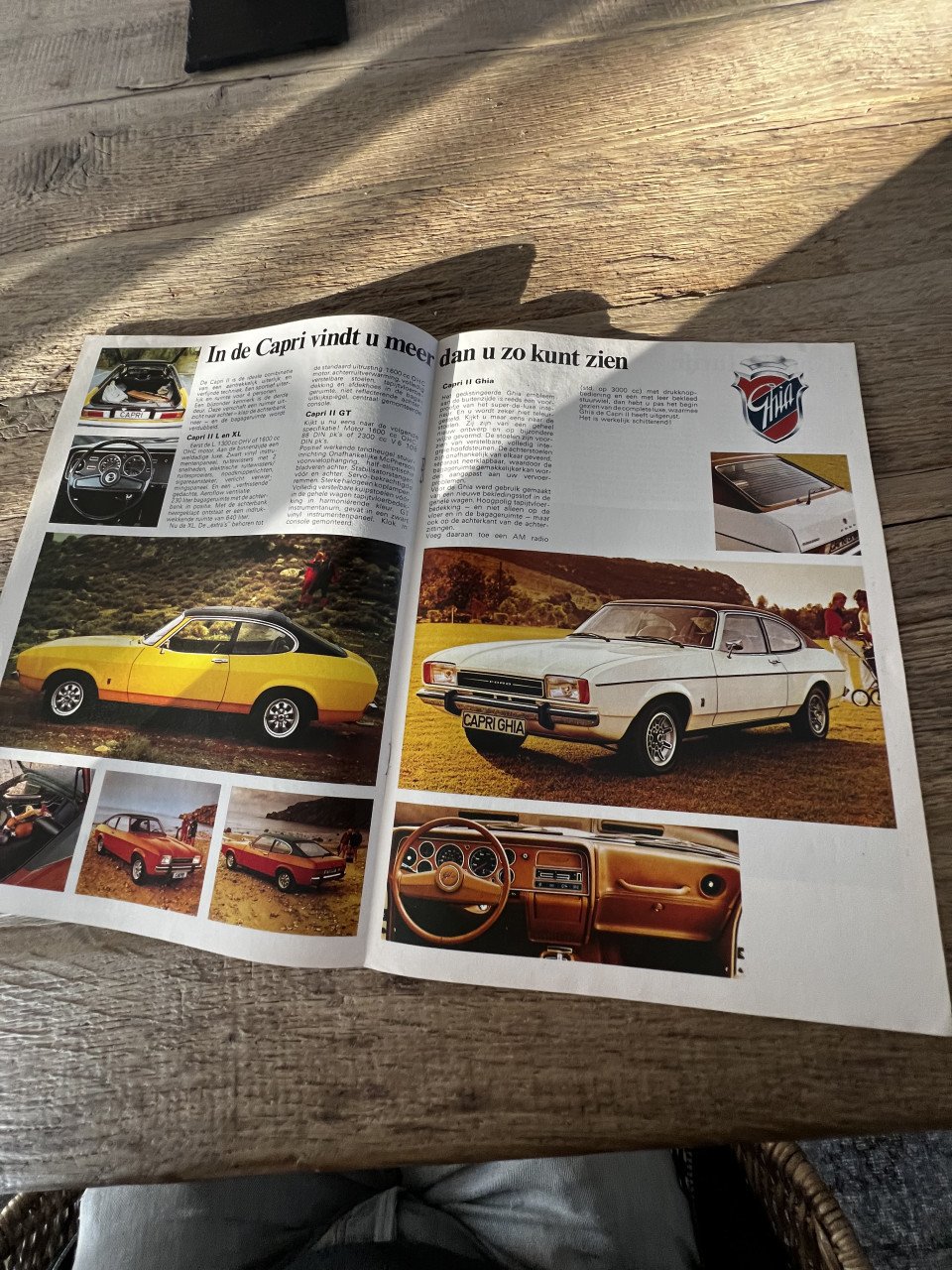 Ford Kopersgids Capri Taunus Escort